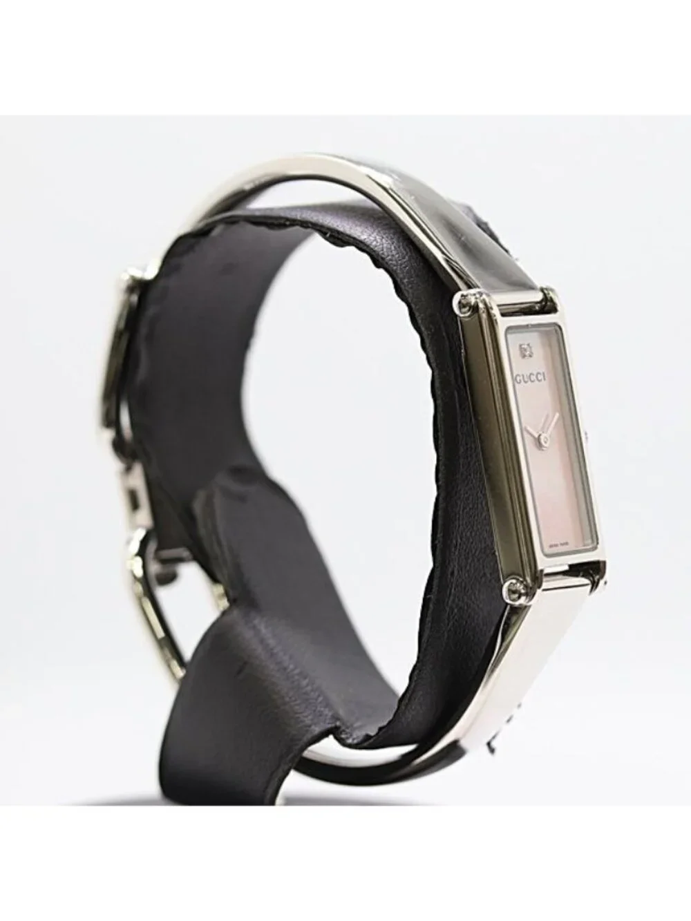 Gucci Quartz Pink Shell Dial Watch